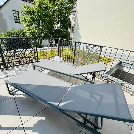 Niro I Design Apartment, Neubau, Dachterrasse, Parkplatz, Lage Apartamento