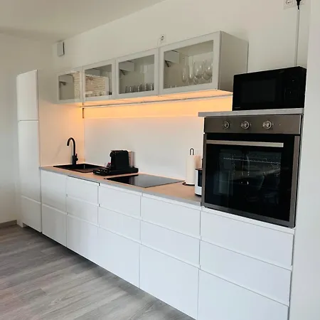 Niro I Design Apartment, Neubau, Dachterrasse, Parkplatz, Lage